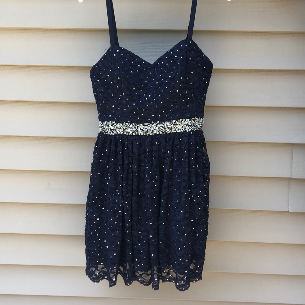 Beautiful blue homecoming dress